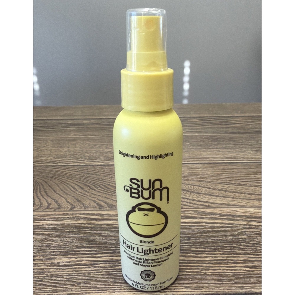 Sun Bum Blonde Formula Hair Lightener Spray Banana Scent - Blonde to Medium 4 oz